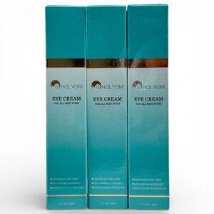 3 Pack Holyom Eye Cream for Dark Circles Fine Lines and Wrinkles 1 oz EXP 6/2028